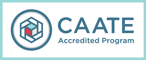 CAATE accreditation seal