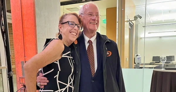 Karen Swanger and Ed Ray