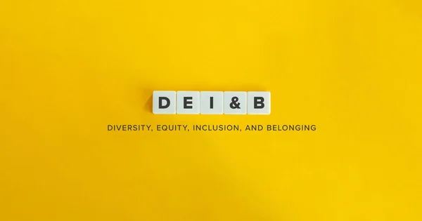 Diversity, equity, inclusion and belonging scrabble tiles