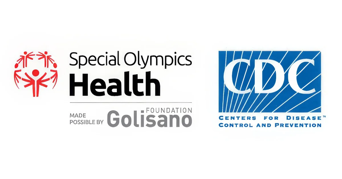 logos for special olympics, and center for disease control and prevention