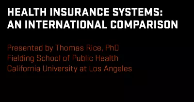 Research seminar: Thomas Rice, Ph.D.